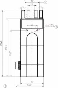 2 Pinza robótica industrial Z-EFG-20