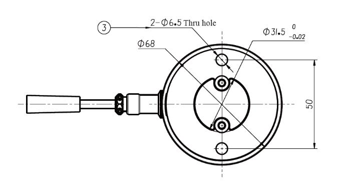 3 Diagrama de instalación Pinza de robot industrial Z-EFG-R