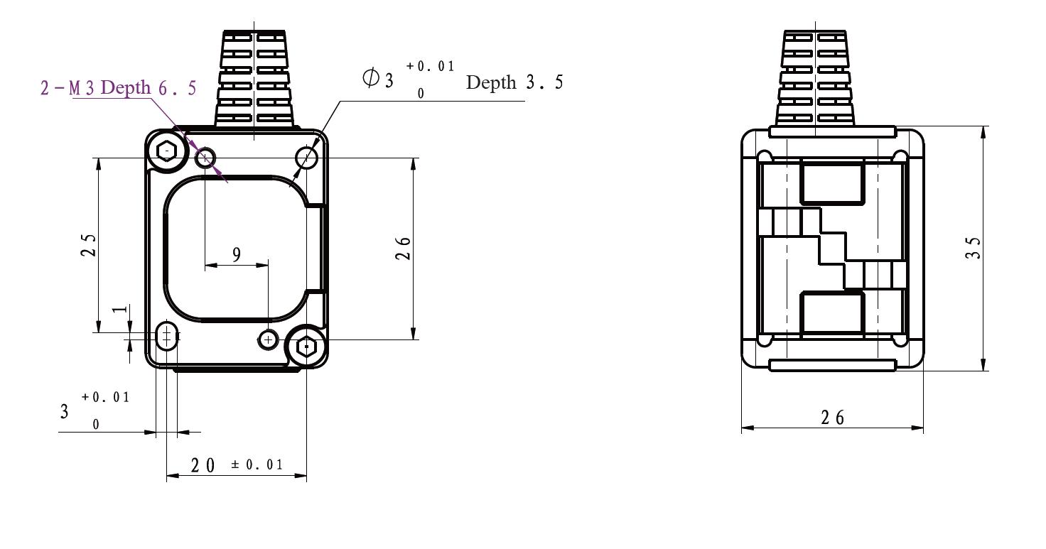 3 ઇન્સ્ટોલેશન ડાયાગ્રામ ઔદ્યોગિક રોબોટ ગ્રિપર