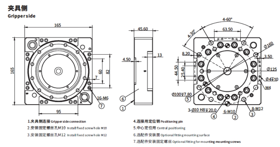 GCA-S350 Gripper side