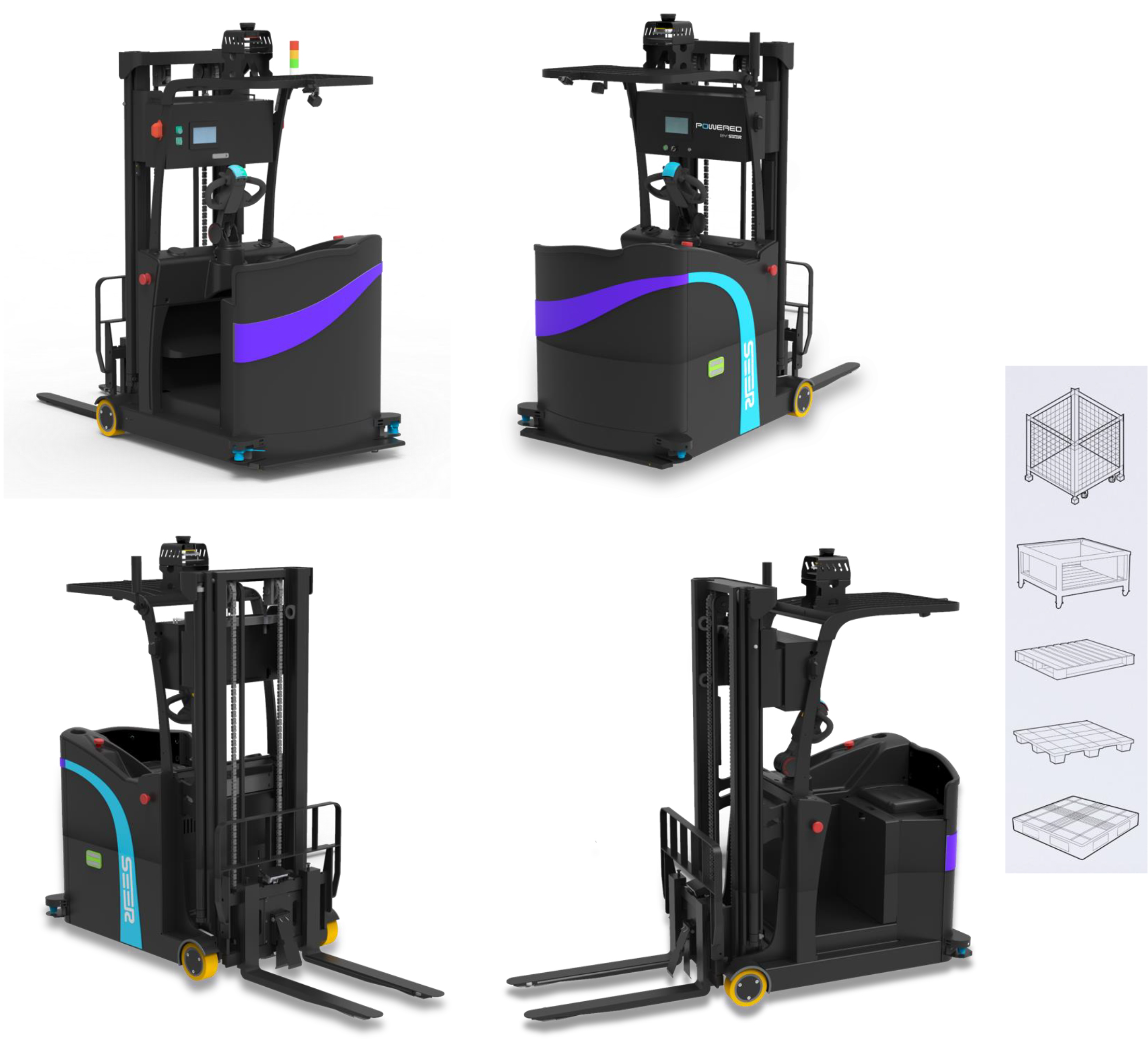 SFL-CPD15-T (chariot élévateur intelligent)