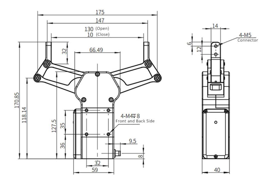 Z-EFG-130 electric gripper habe 2