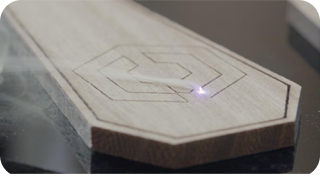 Laser engraving Cobot