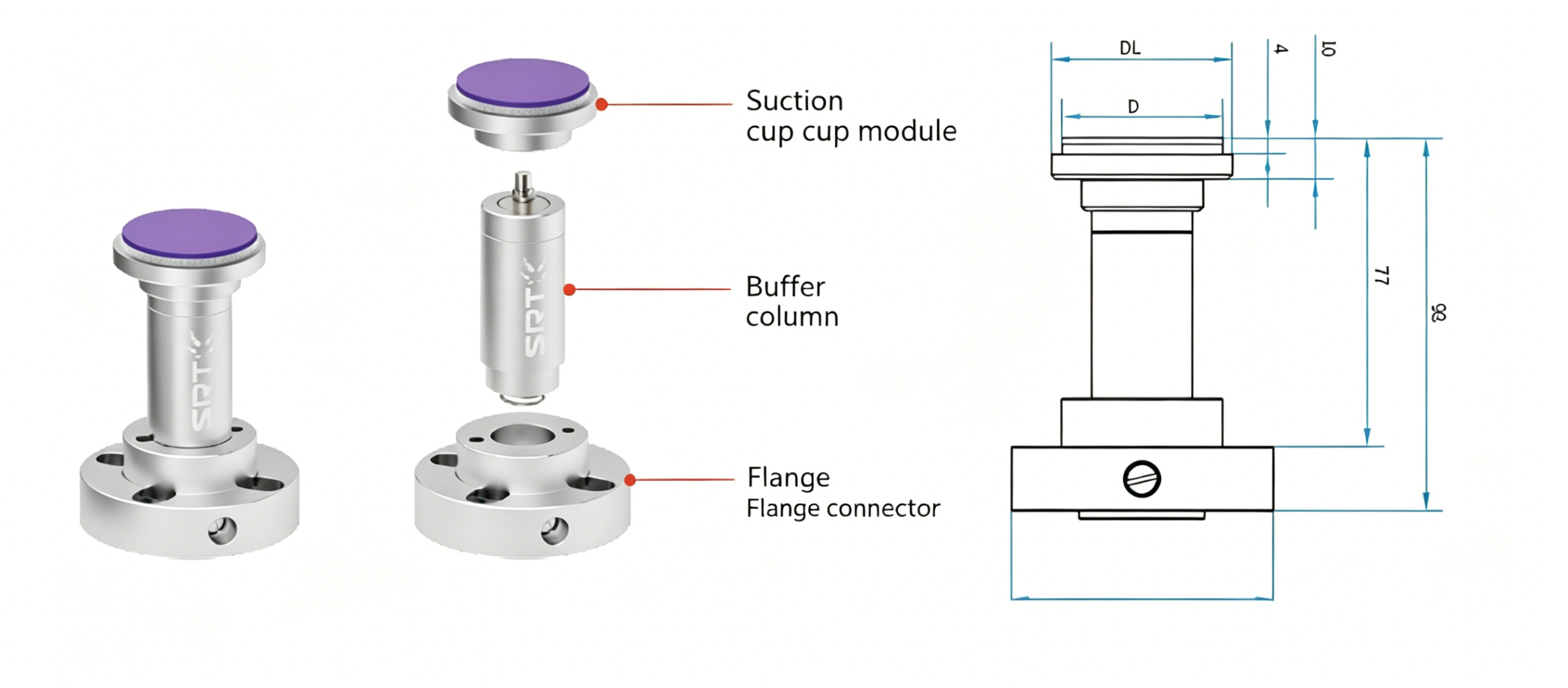 Van der Waals suction cup – VFC
