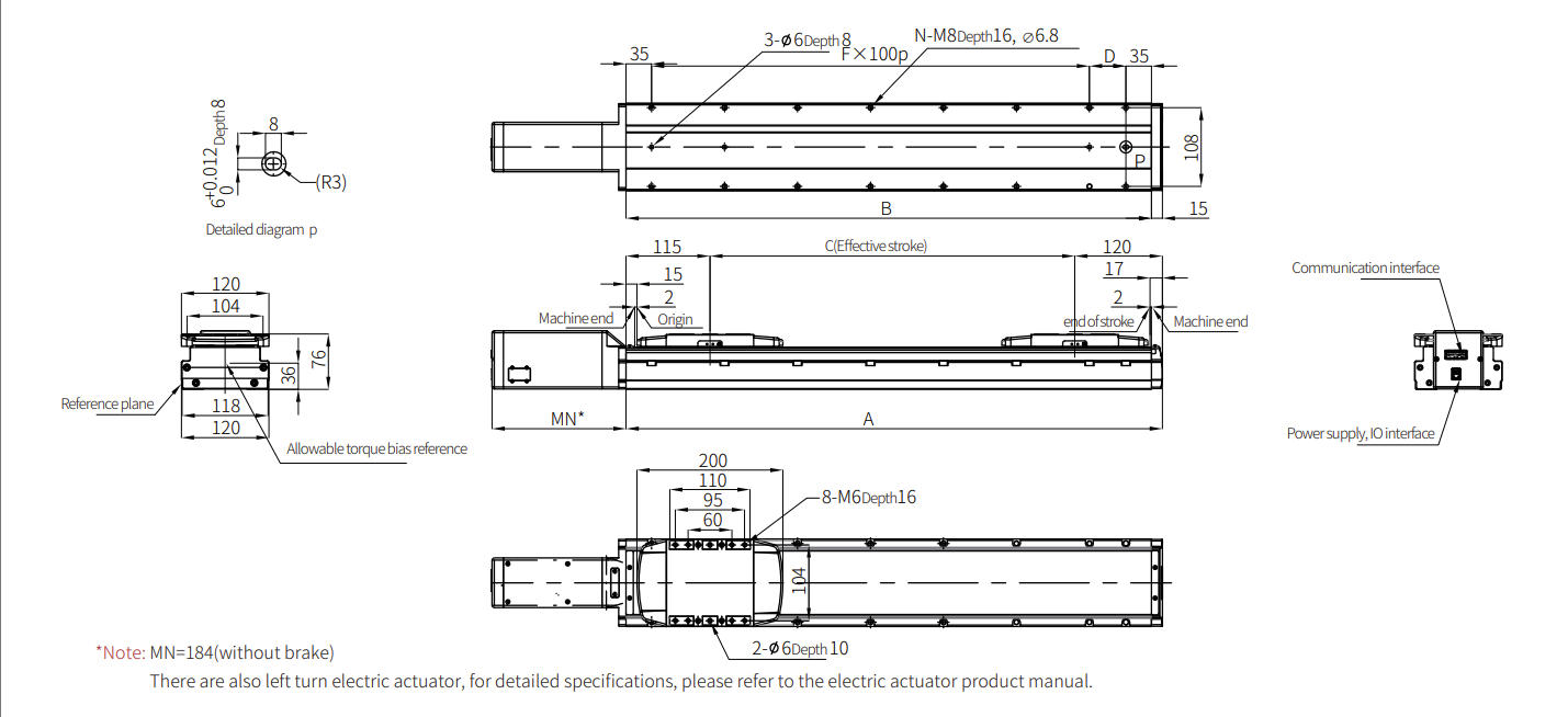 Z-Mod-SE-120 actuator